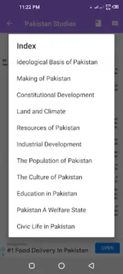 Pakistan Studies android App screenshot 1